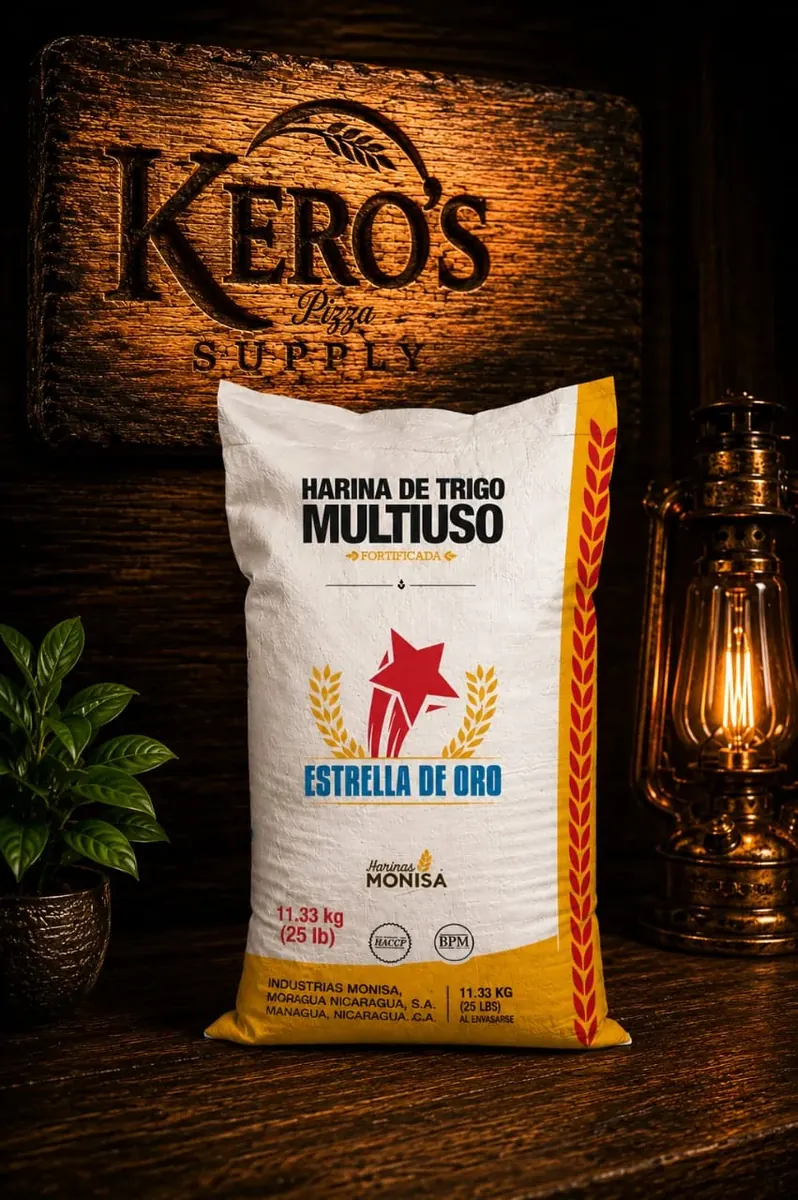 Harina Multiuso Estrella de Oro Monisa (25 Lb) - Imagen Vertical